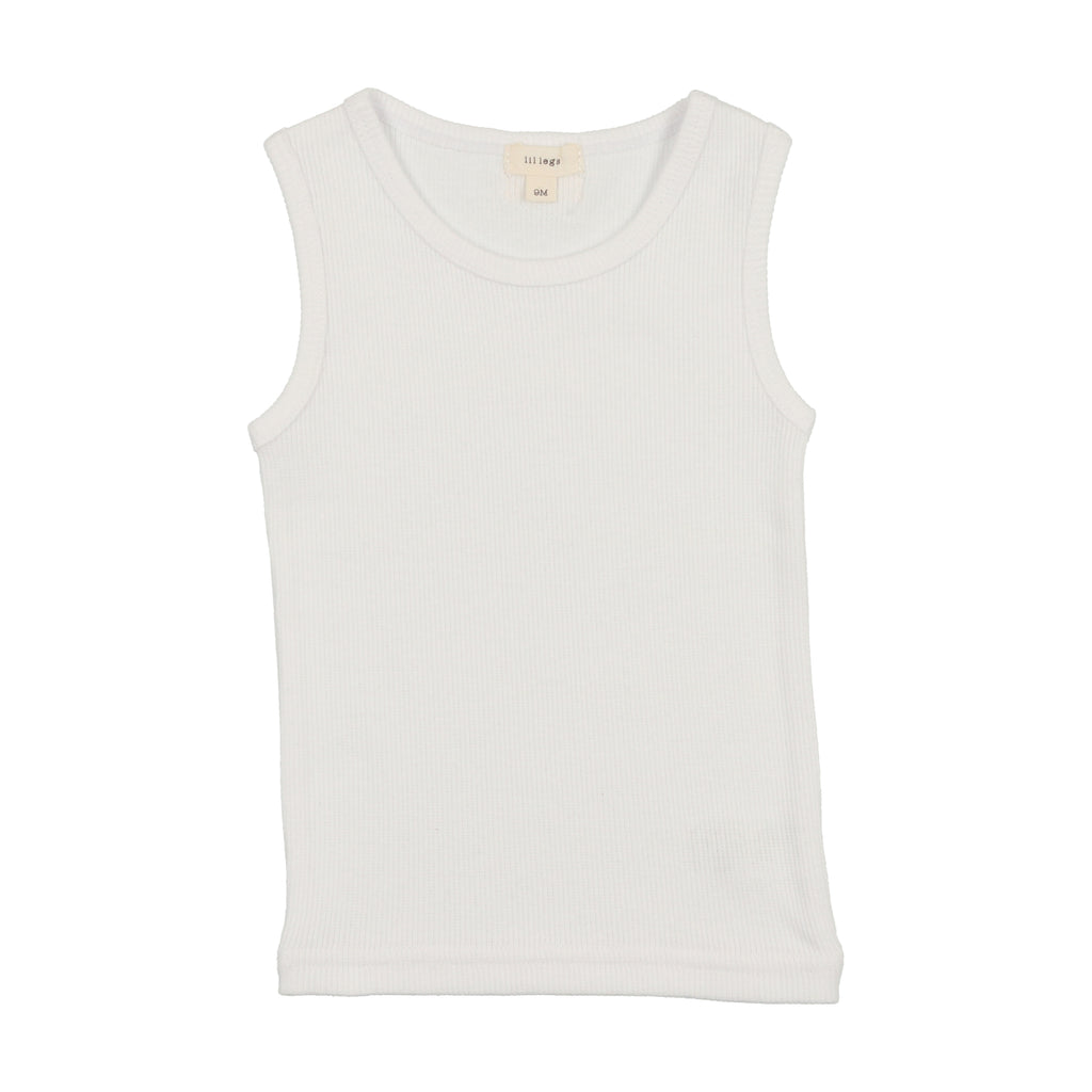 BOYS LI E / Little White Rib Tank - Pink - BRGD