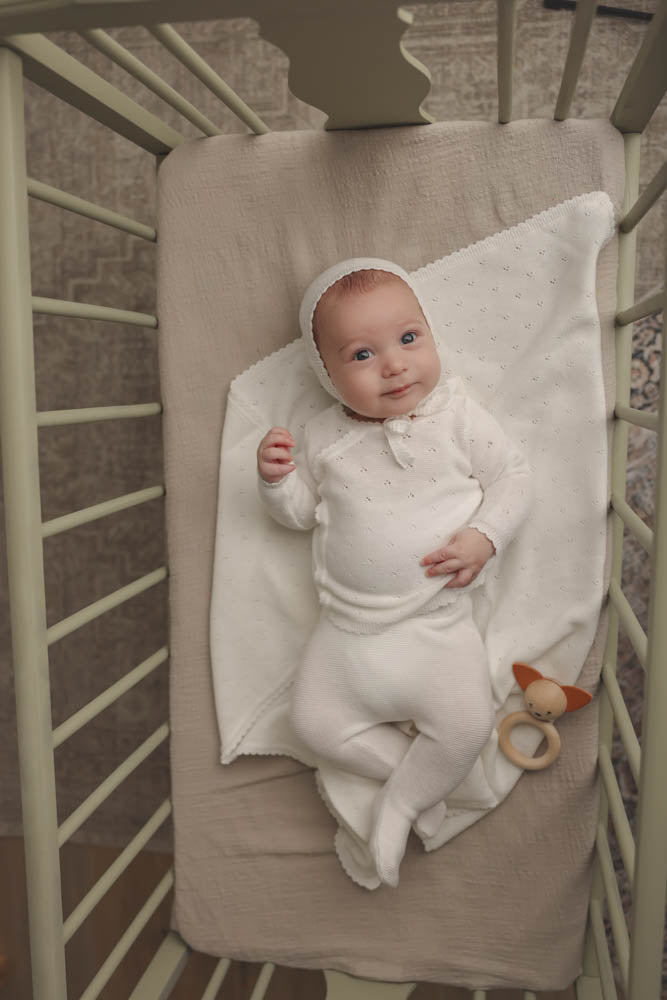 Lilette Pointelle Bris Set with Blanket – Babys breath layette