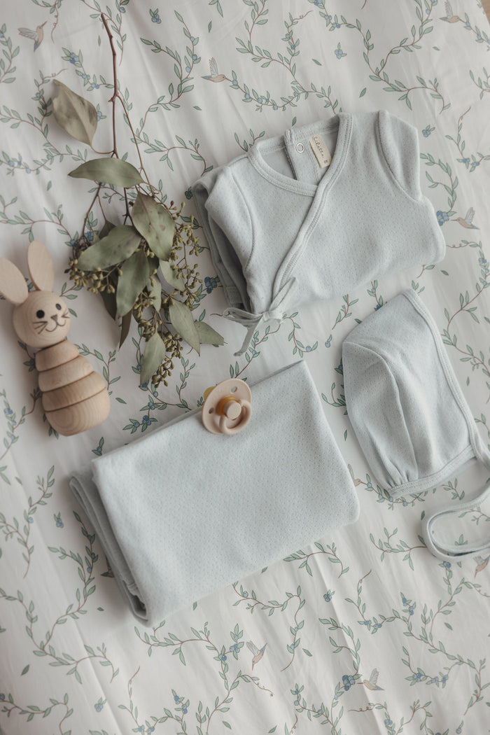 Pinpoint Wrapover Layette Set