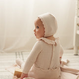 Fine Pointelle Ruffle Layette Set