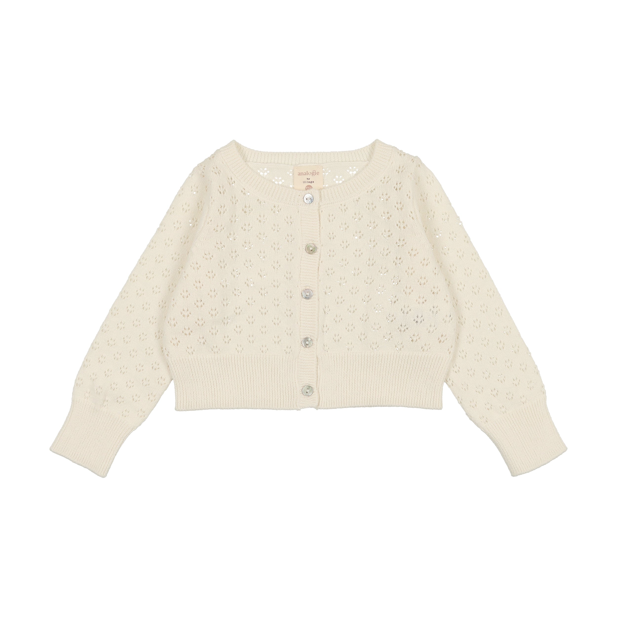 POINTELLE CARDIGAN