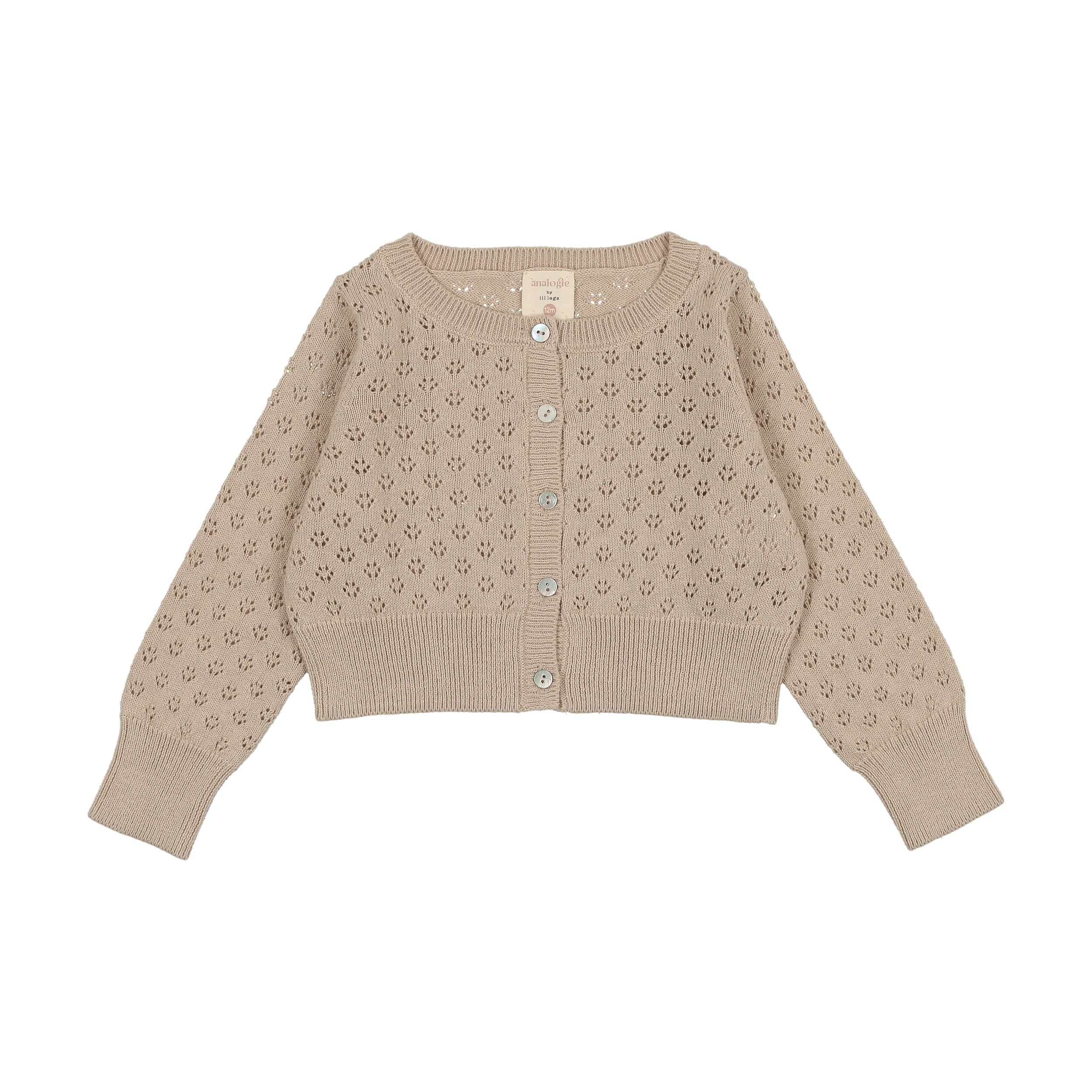 POINTELLE CARDIGAN