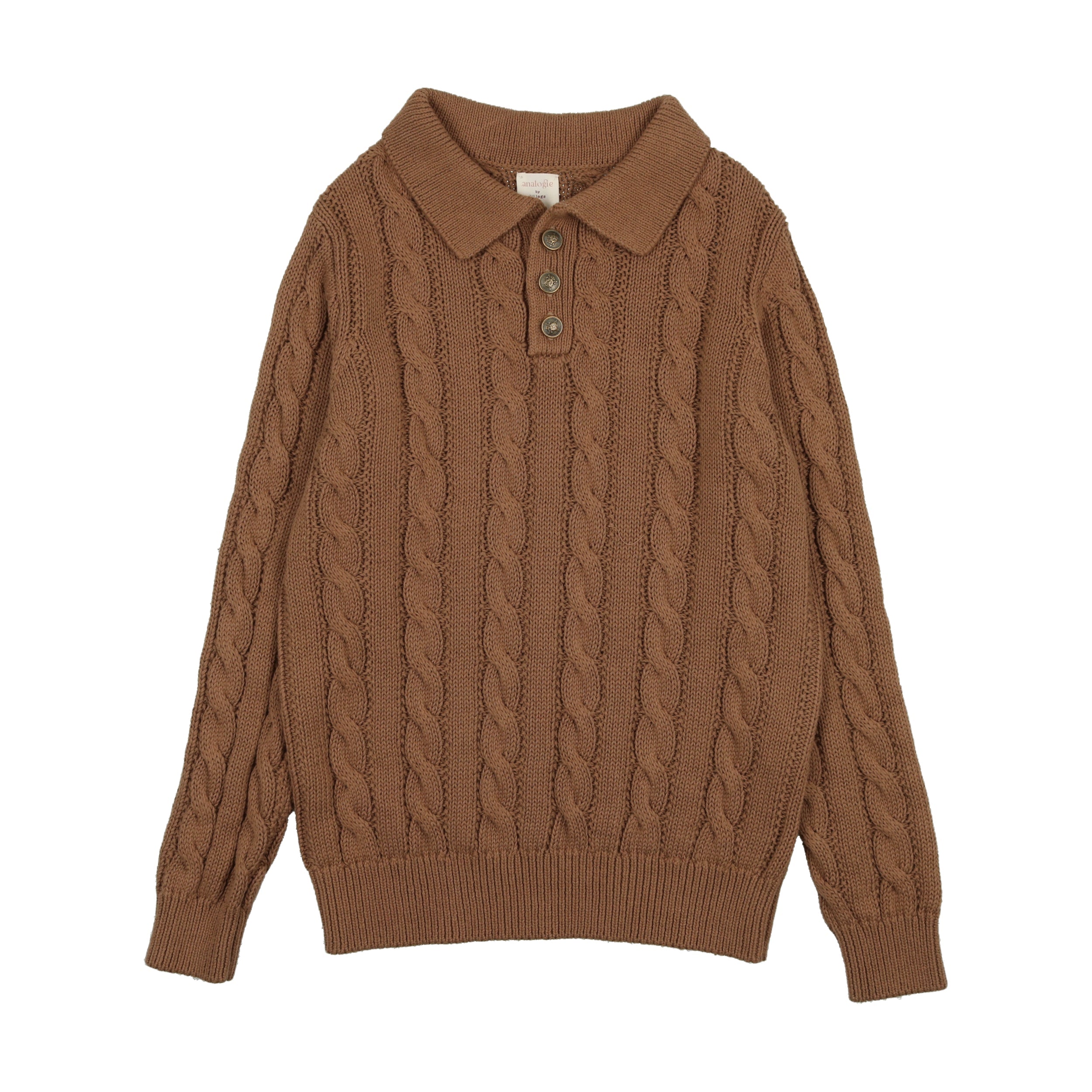 Cable Knit Polo