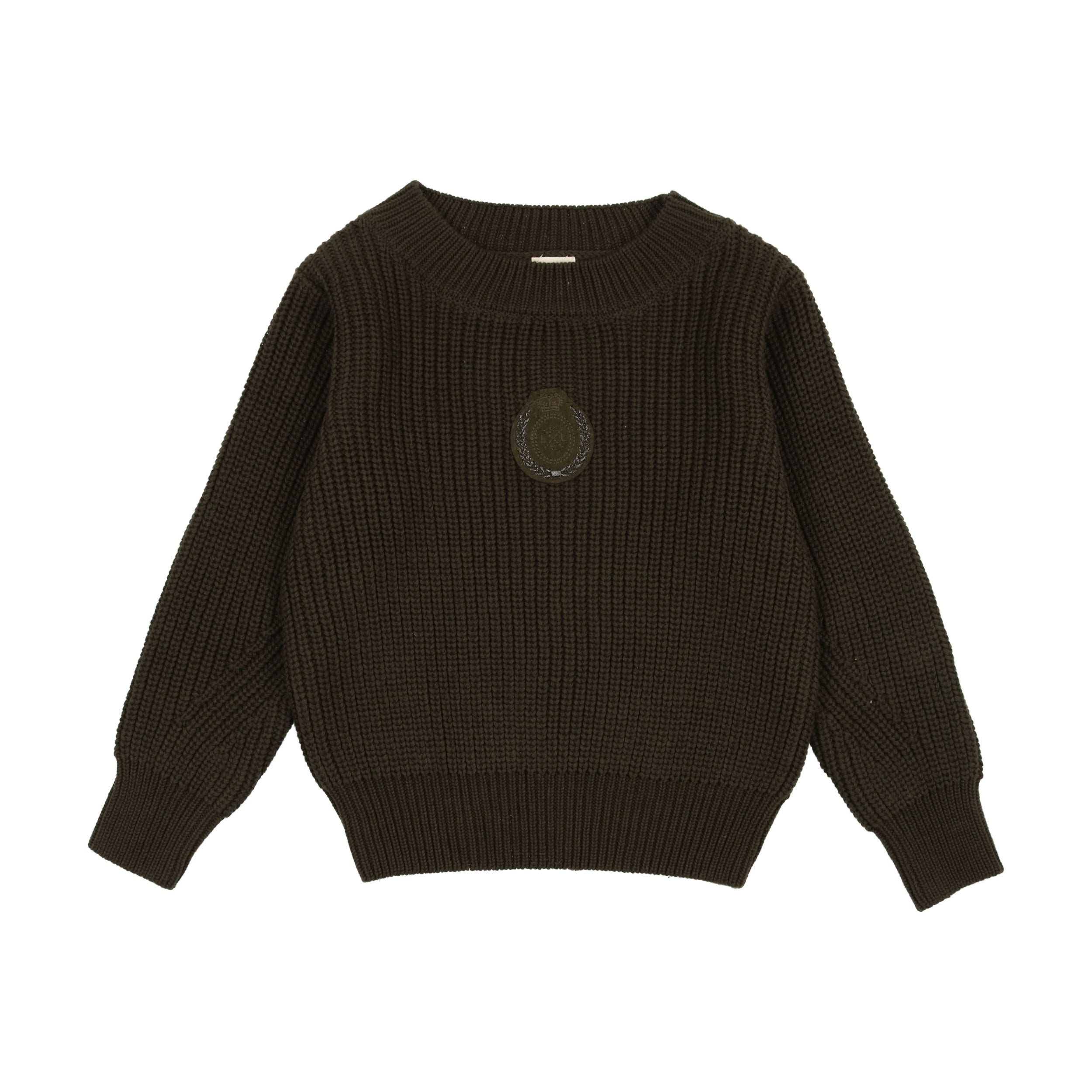 Chunky Crest Knit Sweater