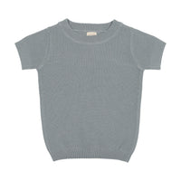 CREWNECK SWEATER SHORT SLEEVE