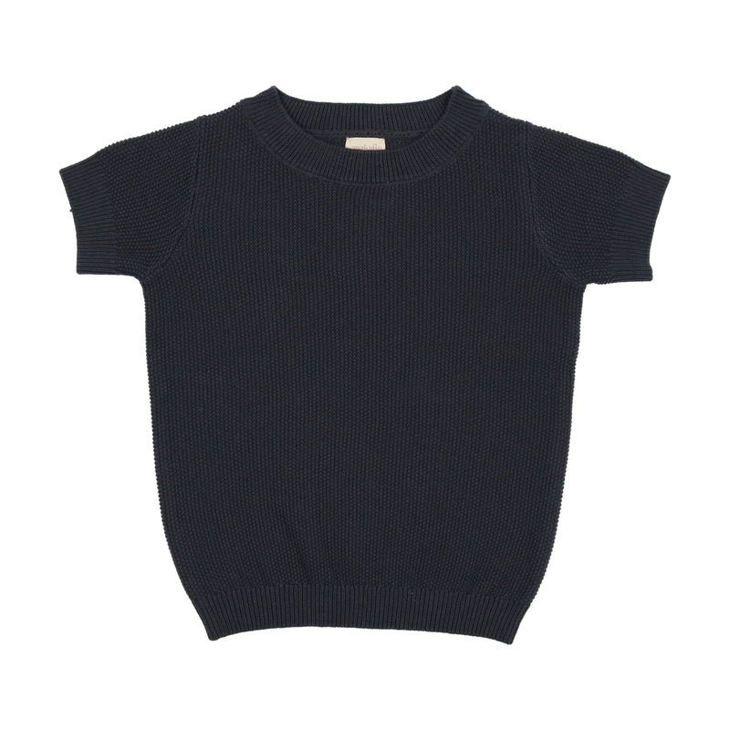 CREWNECK SWEATER SHORT SLEEVE