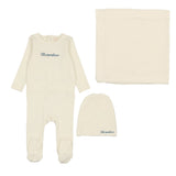 Cotton Word Layette Set