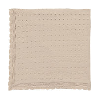 DOTTED OPEN KNIT BLANKET