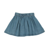 DENIM TENCEL CIRCLE SKIRT