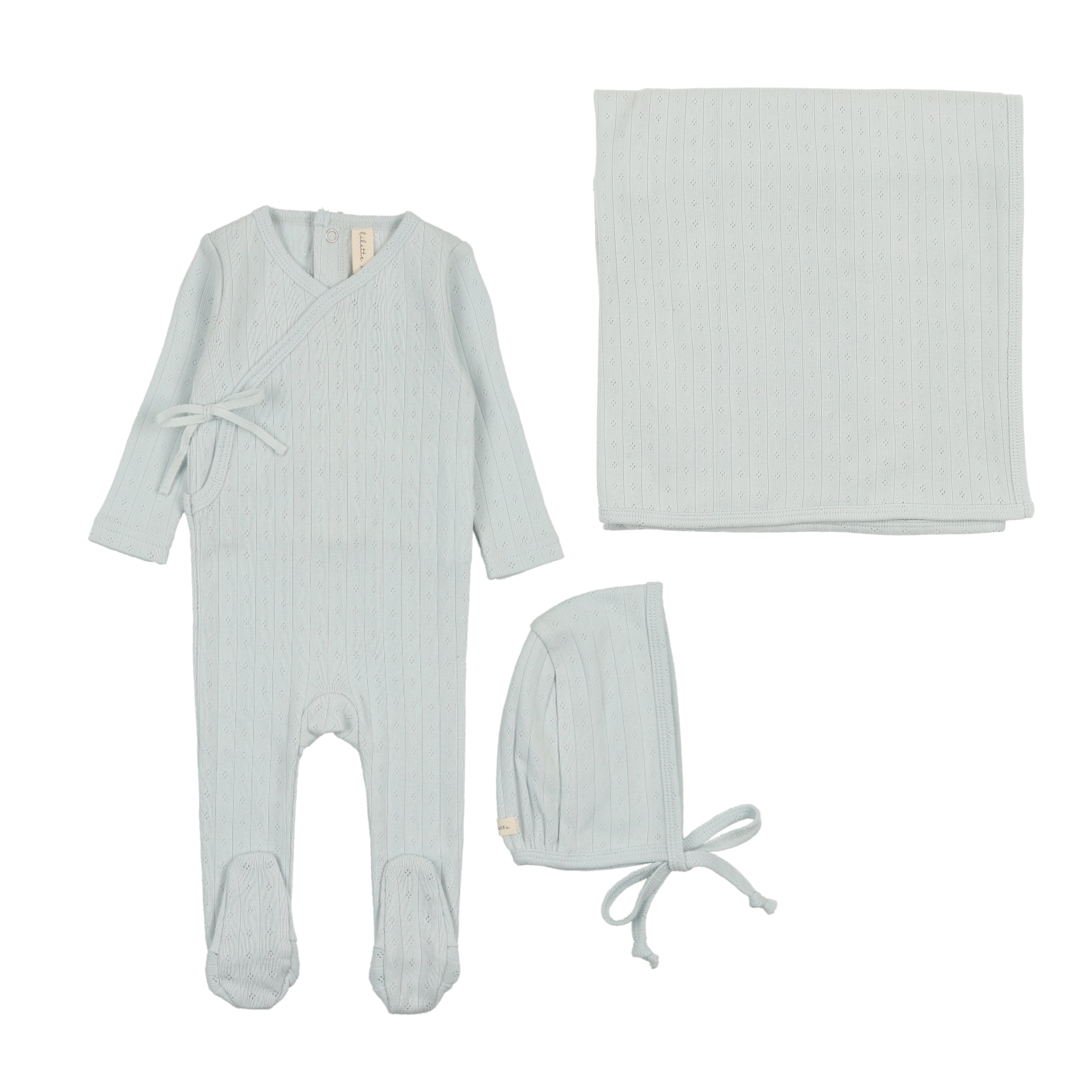 Fine Pointelle Layette Set