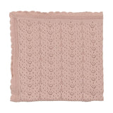 Heart Open Knit Blanket