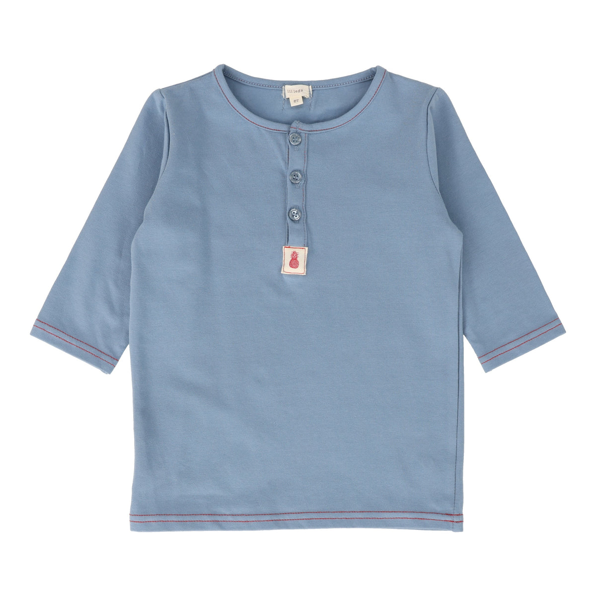 Girls Henley tee Three Quarter Sleeve