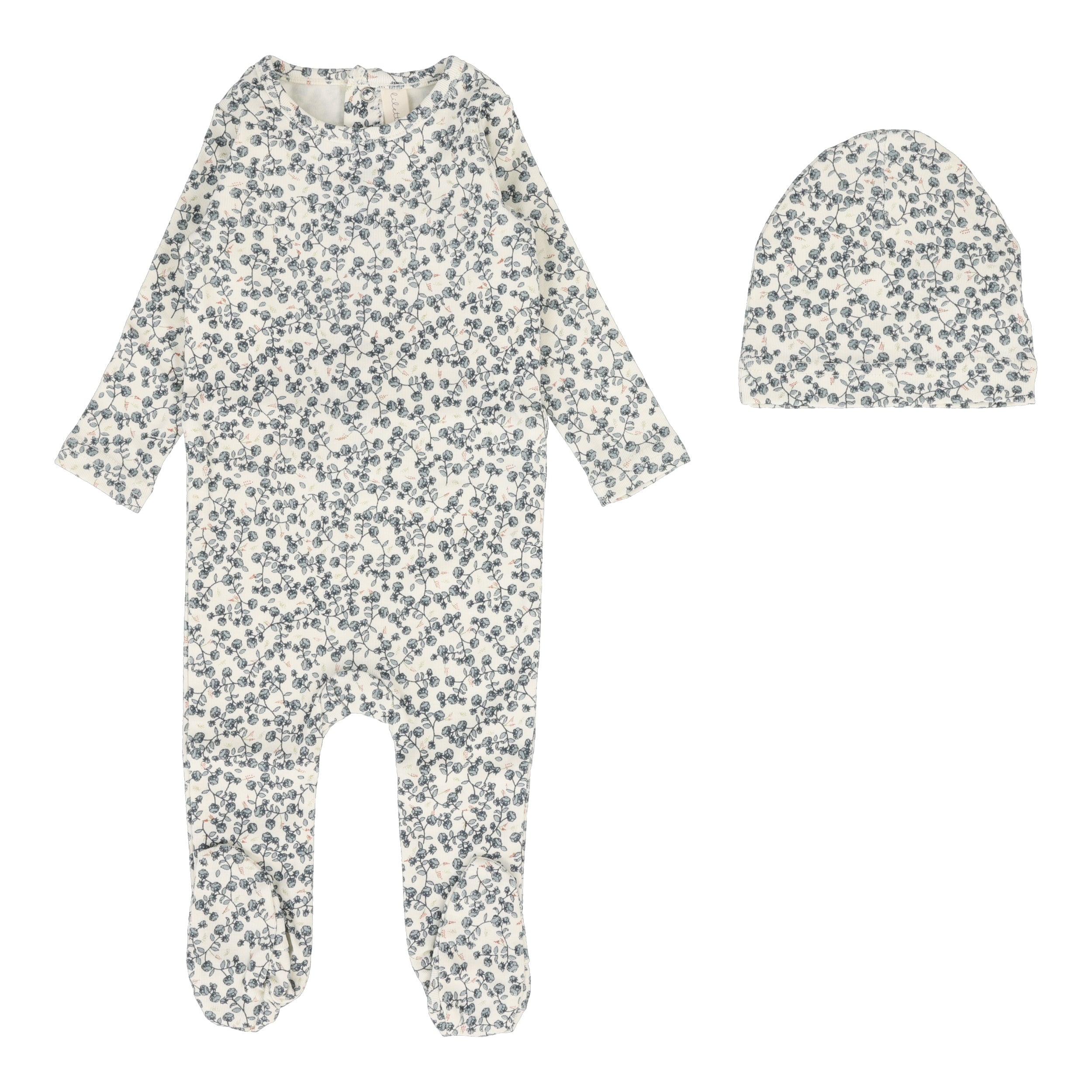 All Over Floral Footie Set