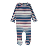 Multistripe Rib Footie