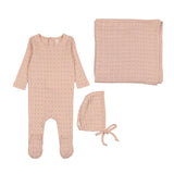 Linear Printed Layette Set