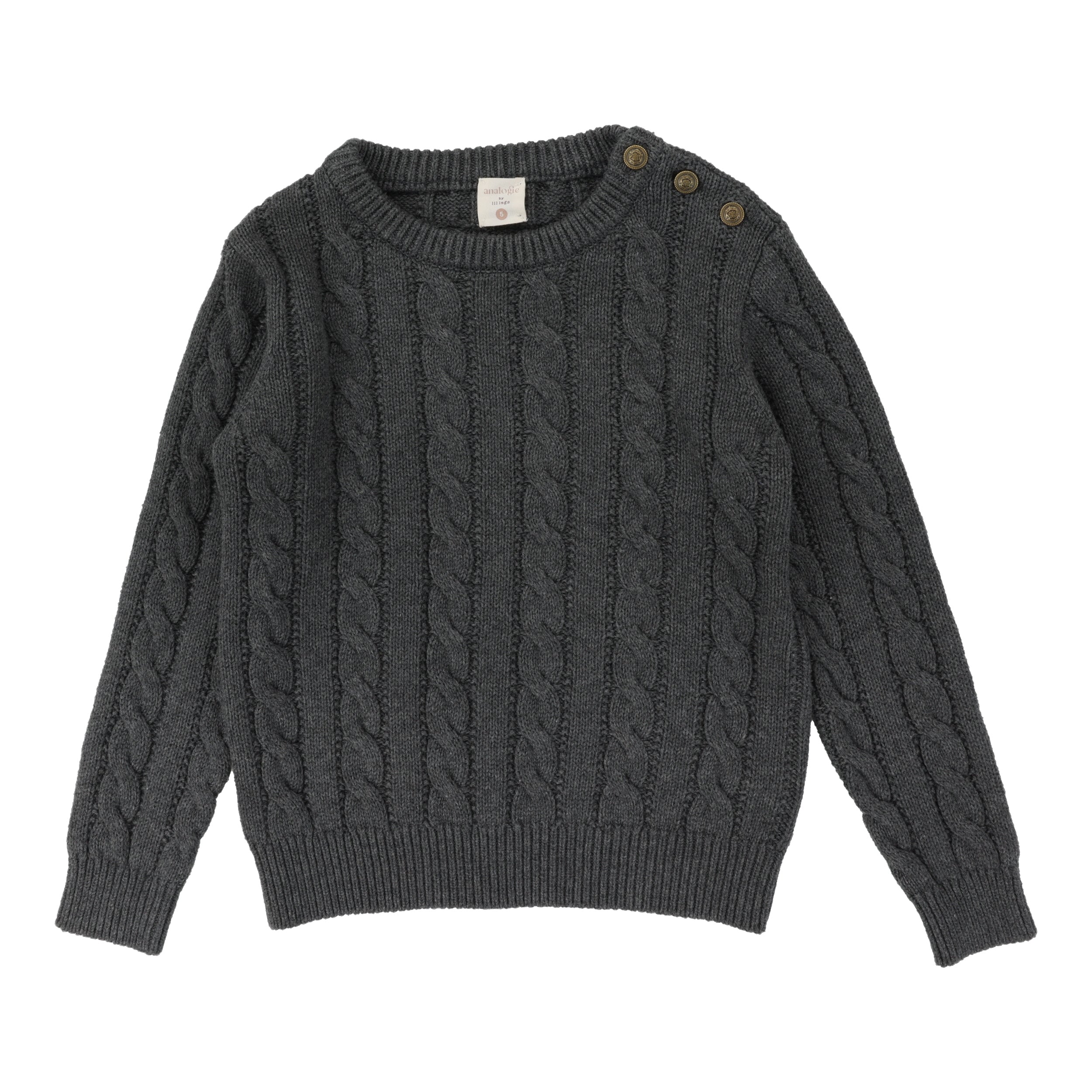 Cable Crewneck Sweater