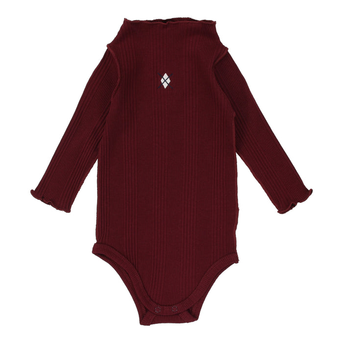 Ribbed Funnelneck Onesie