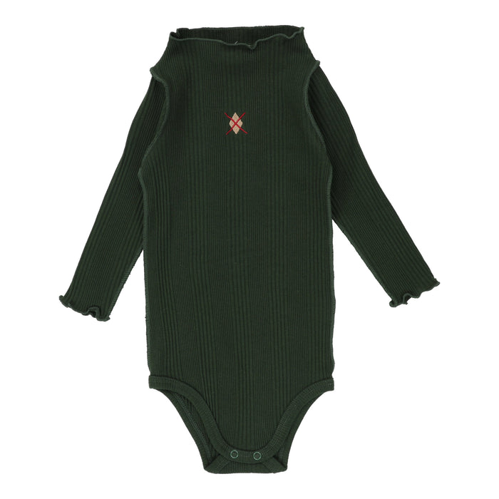 Ribbed Funnelneck Onesie