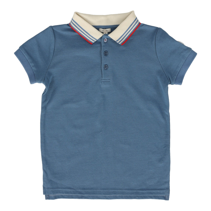 Multistripe Collar Polo SS