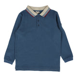 Multistripe Collar Polo LS