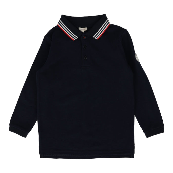 Multistripe Collar Polo LS