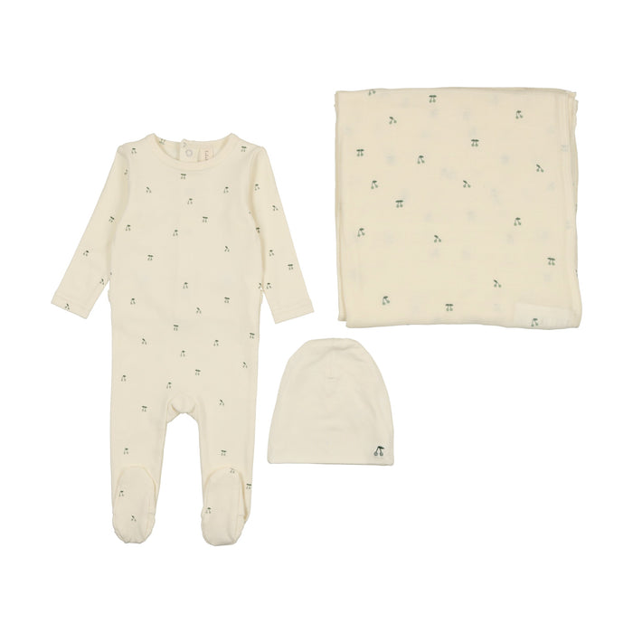 Scattered Cherry Layette Set