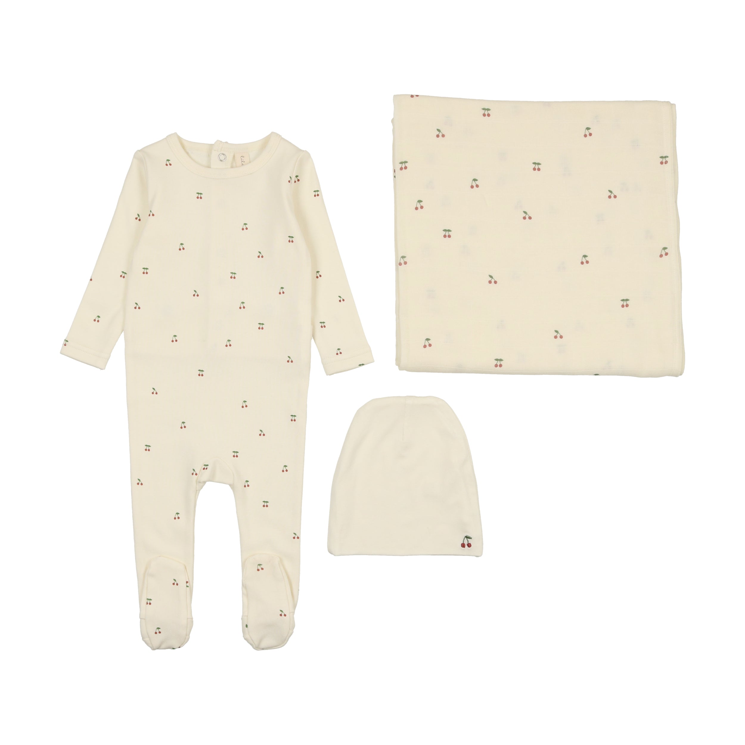 Scattered Cherry Layette Set