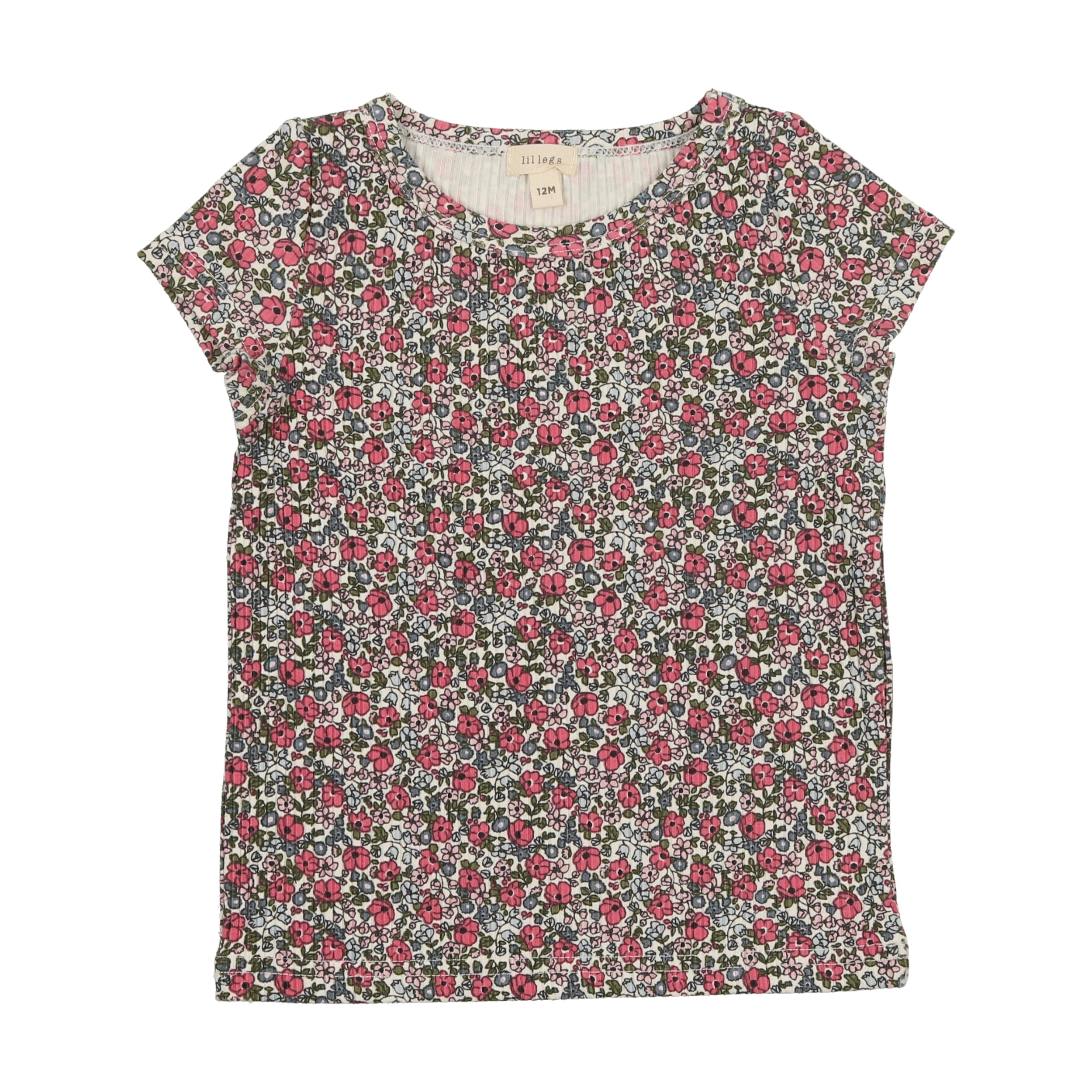 SHORT SLEEVE  FLORAL TEE