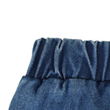 Pull On Shorts - Dark Wash