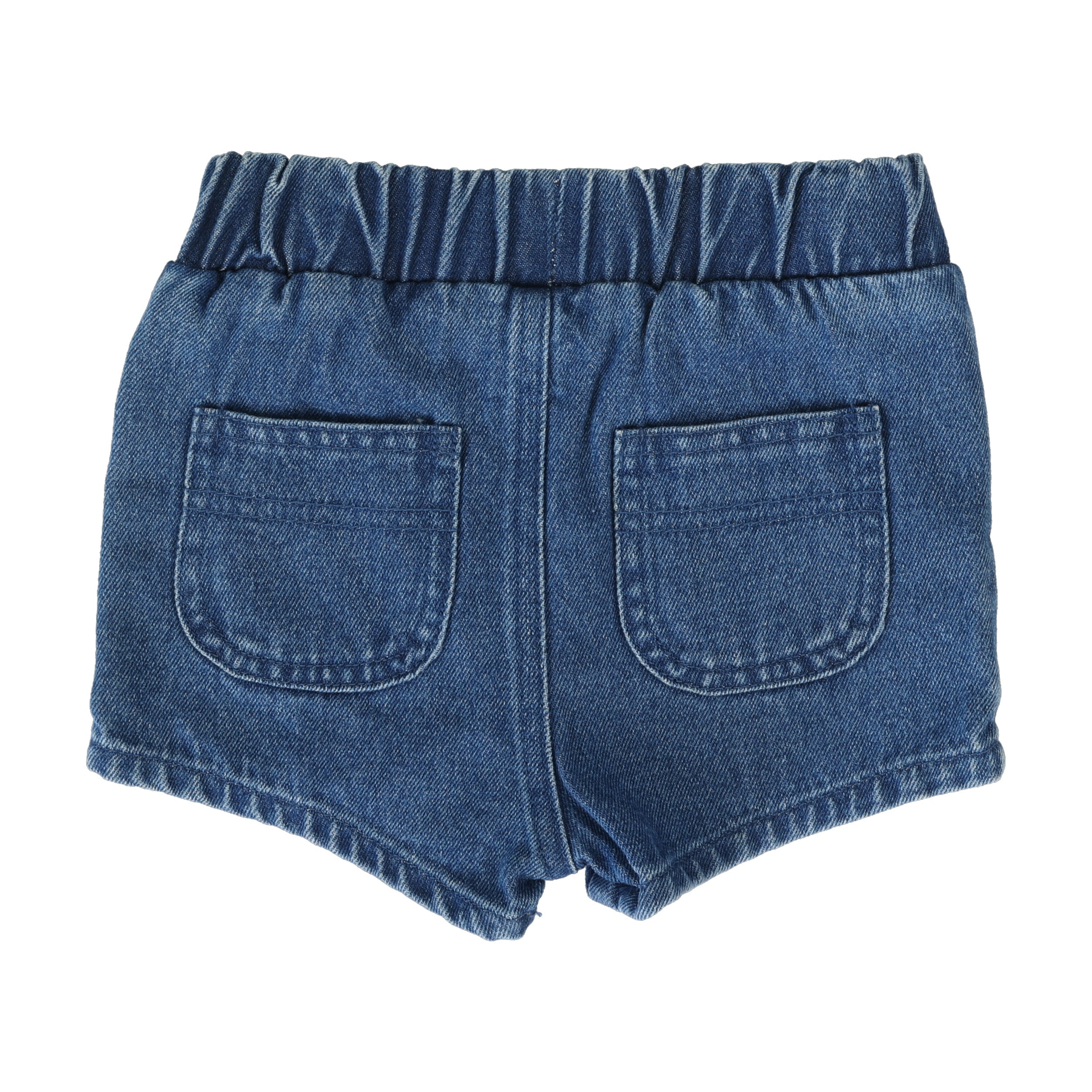 Pull On Shorts - Dark Wash