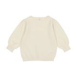 KNIT SWEATER THREE QUARTER SLEEVE