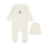 Embroidered Footie Set