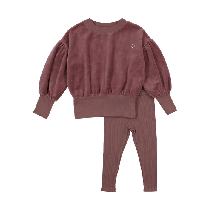 Velour Girls Set