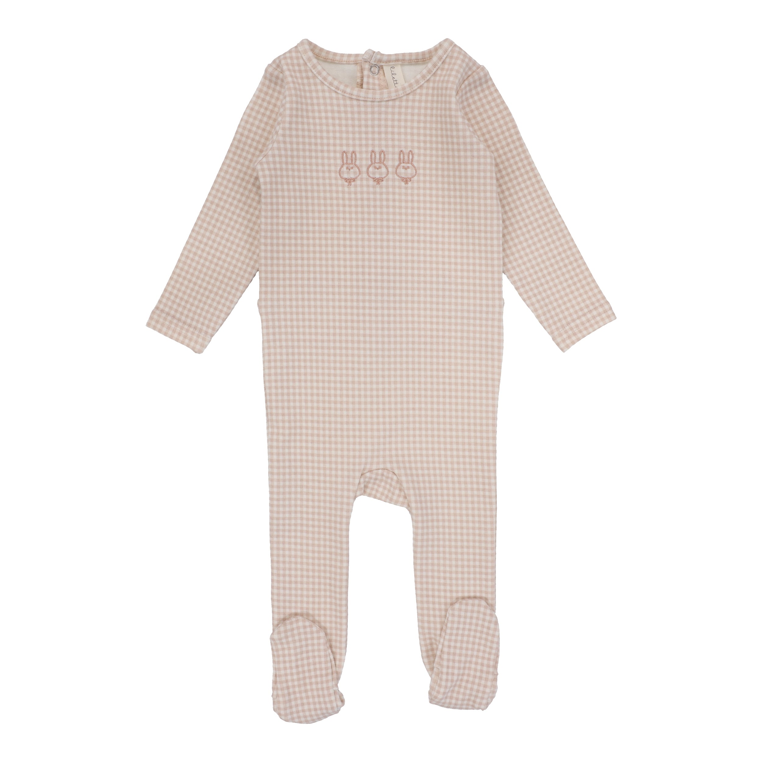 Gingham Bunny Footie