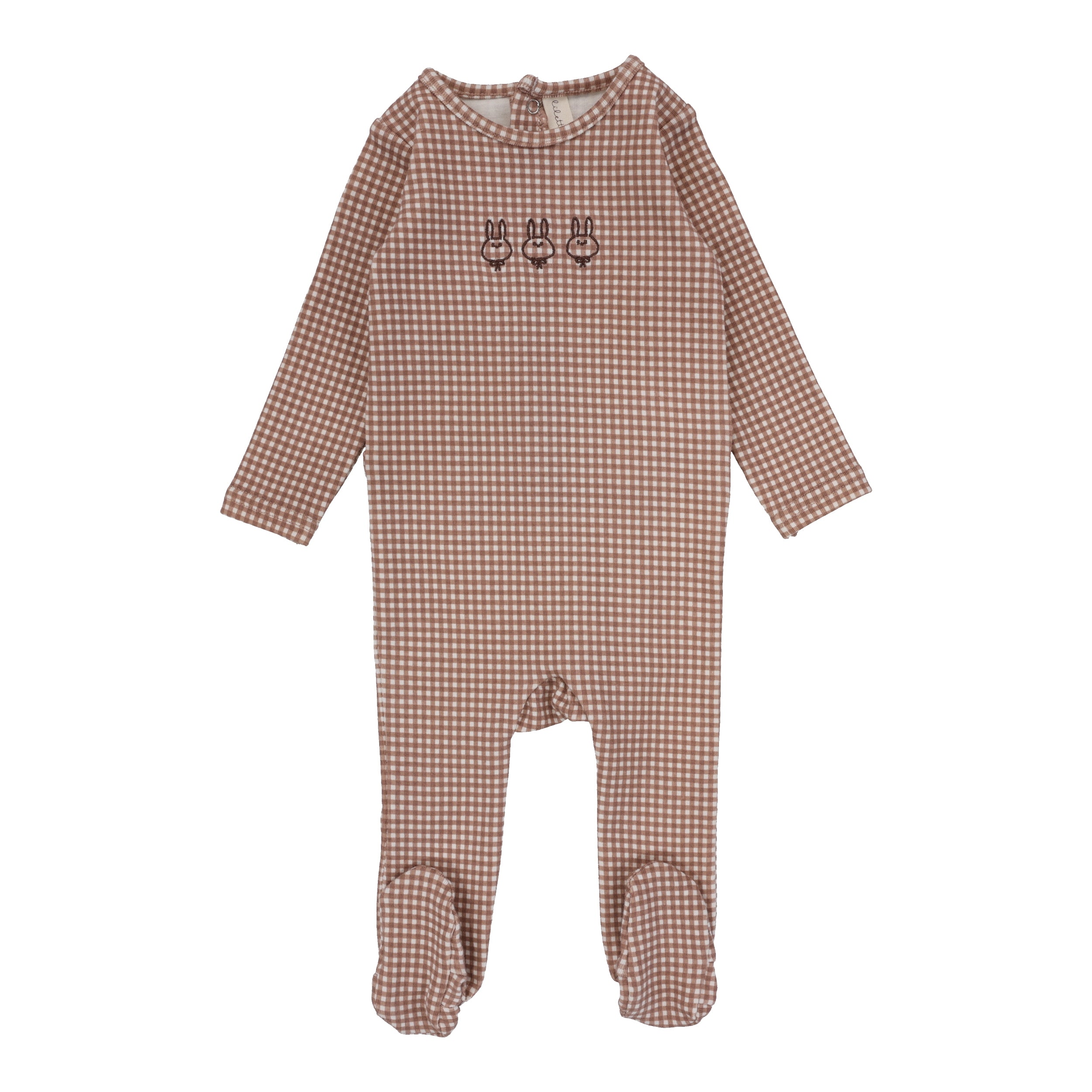 Gingham Bunny Footie