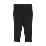 Basic Knit Stretch Pants With Seam