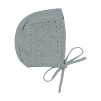 Dotted Open Knit Bonnet