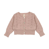 Heart Open Knit Cardigan