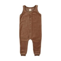 Velour Overalls