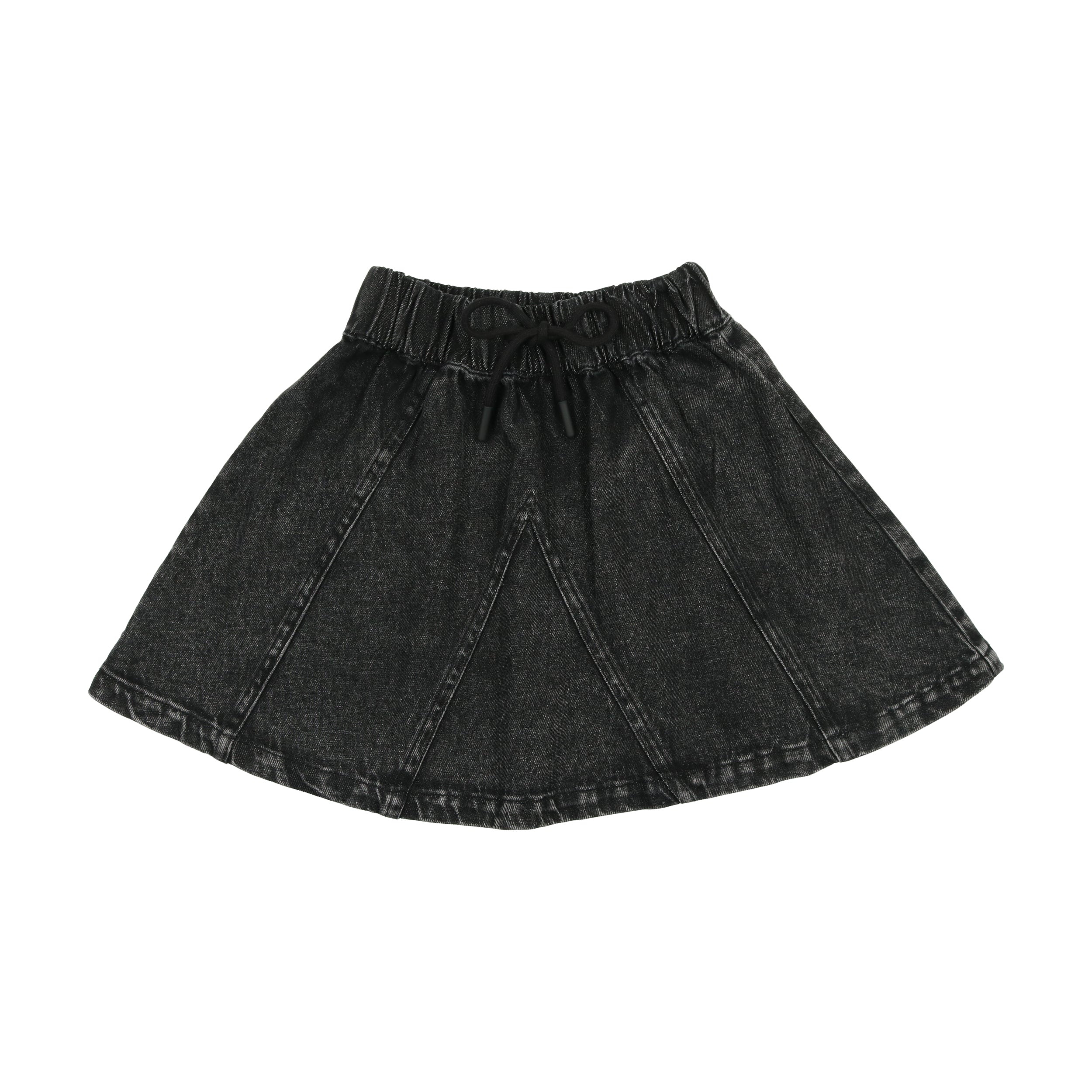 Black jean skirt 7 little clearance words