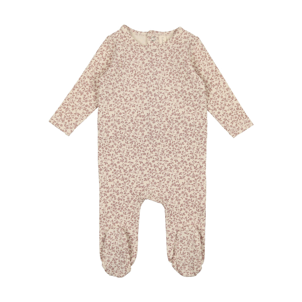 Floral Printed Footie – Lil Legs Baby