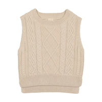 Cable Knit Vest