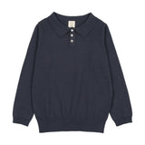 KNIT POLO LONG SLEEVE