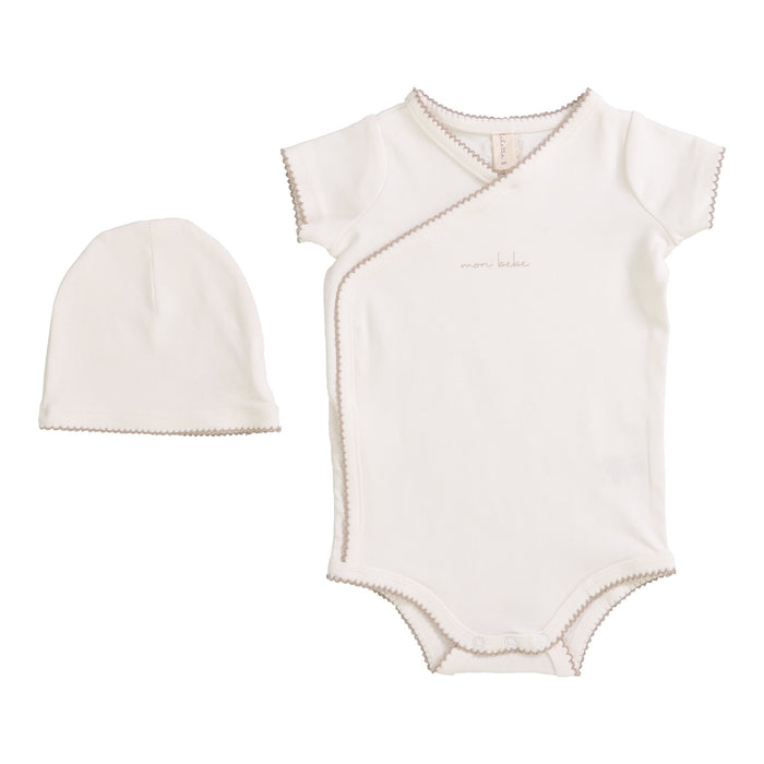 Scalloped Edge Onesie Set