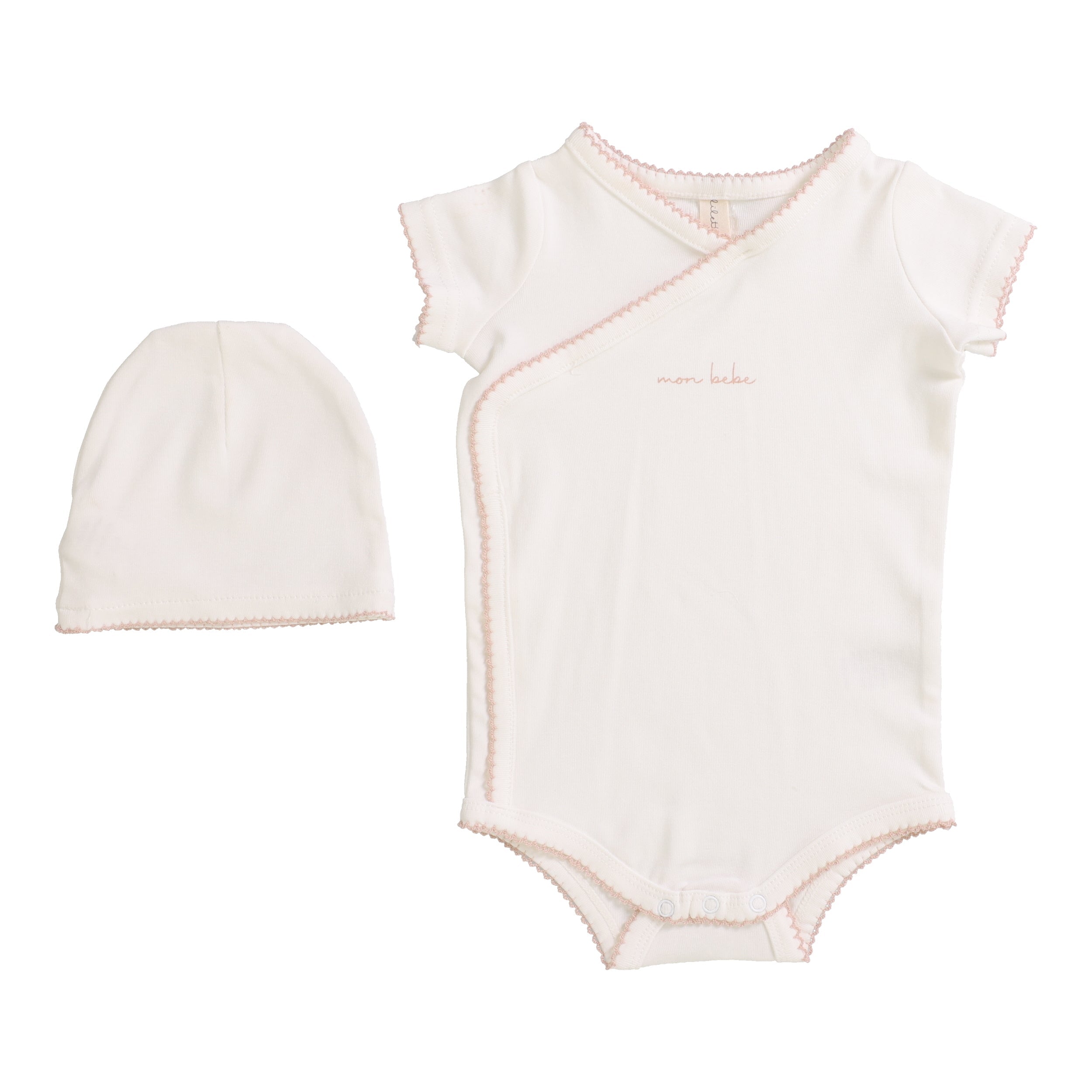 Scalloped Edge Onesie Set