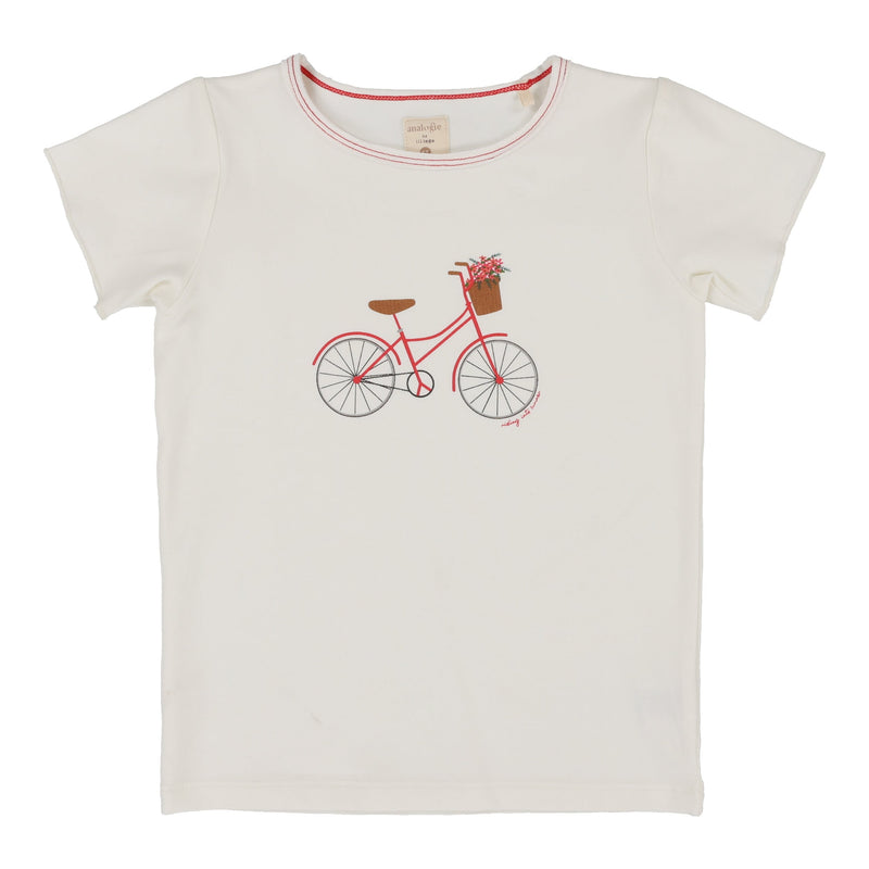 Girls Bike Tee Short Sleeve