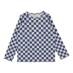 Checked Tulip Tee Long Sleeve