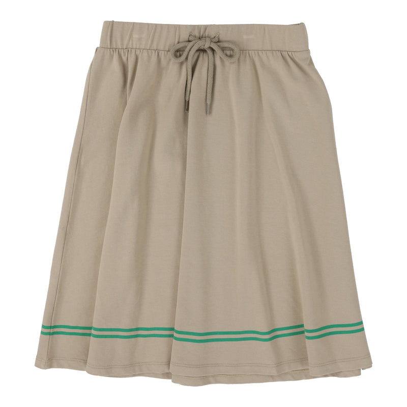 Taupe Circle Skirt