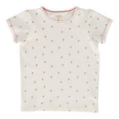 Cherry Floral Tee Short Sleeve